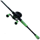 Mach II Baitcast Combo - 7.5:1 Gear Ratio, 7' Length, 1pc Rod, Medium-Heavy Power, Left Hand