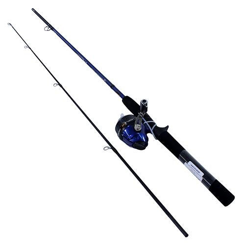 Ameican Hero  Spincast Combo, 3.1:1 Gear Ratio, 5'6" 2pc Rod, Medium Power