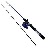 Ameican Hero  Spincast Combo, 3.1:1 Gear Ratio, 5'6" 2pc Rod, Medium Power