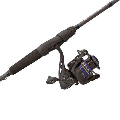 American Hero Freshwater Spincast Combo, 6' 2pc Rod, 3.1: Gear Ratio, 0 Bearings