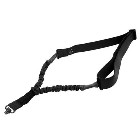 UTG Next Gen. Single Point Bungee Sling, Black, QD Swivel