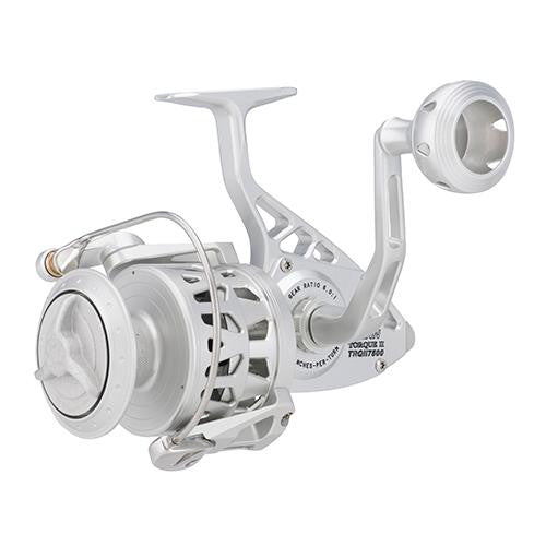 Torque II Spinning Reel - 5500BLS, 5.5:1 Gear Ratio, 38" Retrieve Rate, 40 lb Max Drag, Ambidextrous