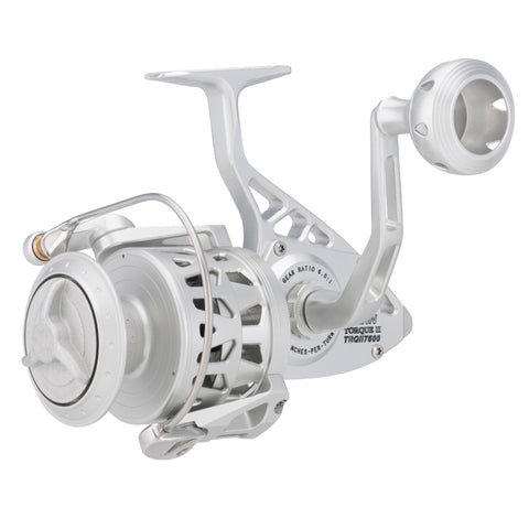 Torque II Spinning Reel - 7500BLS, 6.0:1 Gear Ratio, 50" Retrieve Rate, 50 lb Max Drag, Ambidextrous