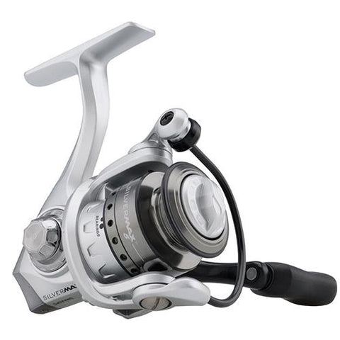 Silver Max Spinning Reel - 5, 5.2:1 Gear Ratio, 6 Bearings, 20 1-2" Retrieve Rate, Ambidextrous, Boxed