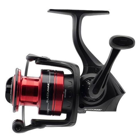 Black Max Spinning Reel - 10, 5.2:1 Gear Ratio, 6 Bearings, 21" Retrieve Rate, Ambidextrous, Boxed