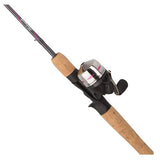 LadyFish Spincast Combo - 4'6" Length, 1 Piece Rod, 2-6 lb Line Rating, Ultra Light Power