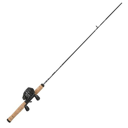 Synergy Ti Spincast Combo - 2 Bearings, 6' Length, 2 Piece Rod, 6-12 lb Line Rating, Medium Power