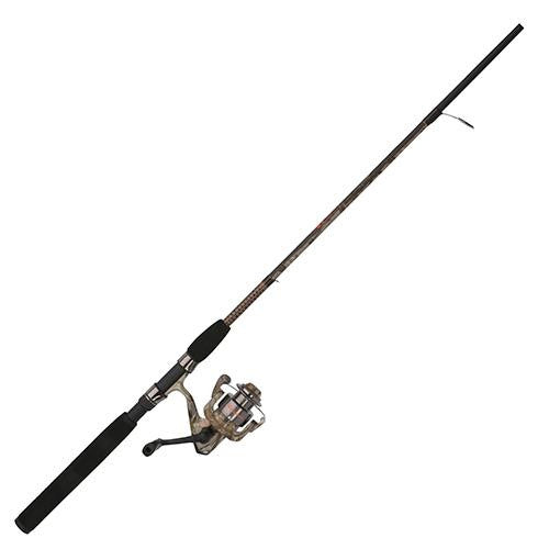 Ugly Stik Camo Spinning Combo - 30 Reel Size, 2 Bearings, 6'6" 2pc Rod, 6-15 lb Line Rating, Medium Power