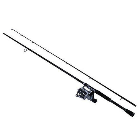 Silver Max Spinning Combo - 40, 5.1:1 Gear Ratio, 7' Length, 2 Piece Rod, 8-17 lb Line Rate, Medium Power