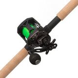 ECAT Baitcast Combo - 5.1:1 Gear Ratio, 4 Bearings, 6'6" Length, 1 Piece Rod, Medium Power, Right Hand