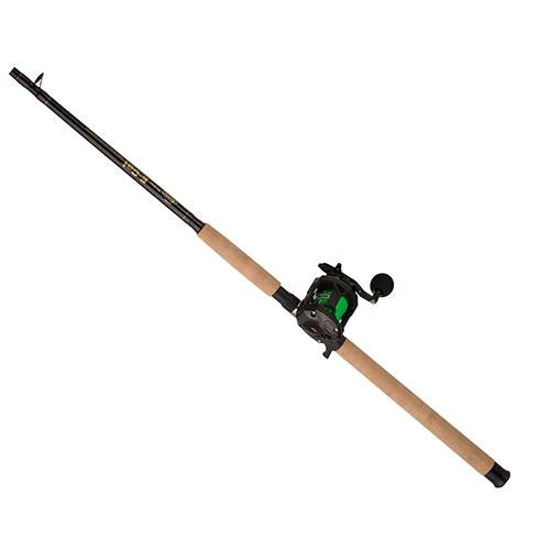 ECAT Baitcast Combo - 5.1:1 Gear Ratio, 4 Bearings, 6'6" Length, 1 Piece Rod, Medium Power, Right Hand