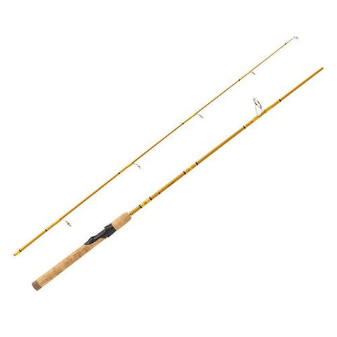 Crafted Glass Spinning Rod - 6' Length, 2 Piece, Gold Glass, Medium