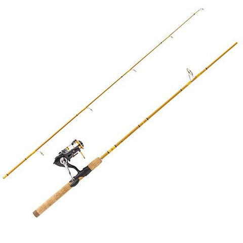 Crafted Glass Spinning Combo - 6'2" Length, 2 Piece, Crafted Glass, Medium