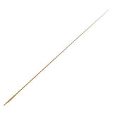 Crafted Glass Fly Rod - 7'6" Length, 2 Piece, Honey Gold Glass, Medium