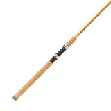 Crafted Glass Spinning Rod - 8'6"  Length, 2 Piece,  Gold Glass, Medium