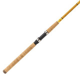 Crafted Glass Spinning Rod - 6' Length, 2 Piece, Gold Glass, Medium Heavy