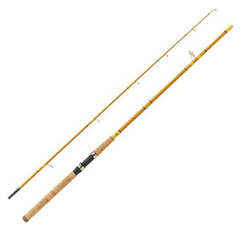 Crafted Glass Spinning Rod - 6' Length, 2 Piece, Gold Glass, Medium Heavy