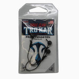 TroKar ProV Bend Ball Head Jig -  Size 1-8 oz., Black Chrome Hook, Tungsten