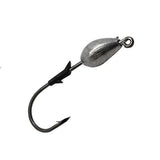 TroKar SwimBait Head - Size 3-8 oz, Black Chrome Hook, Lead