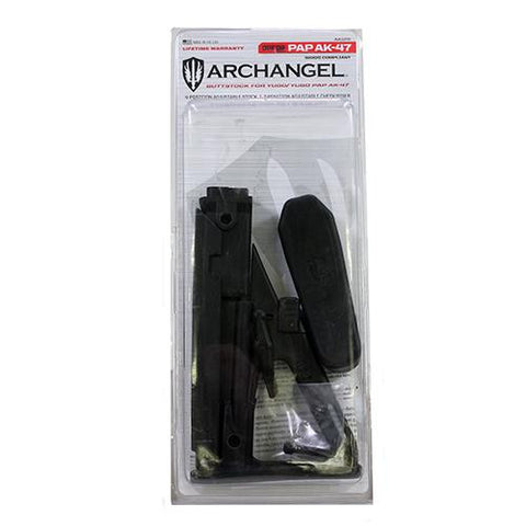 Archangel Yugo Pap AK-Series Op For - Buttstock, Black Polymer