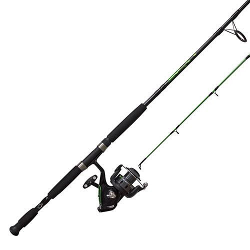 Bite Alert Spinning Combo, 4.9:1 Gear Ratio, 7' 2pc Rod, 17-50 lb Line Rating