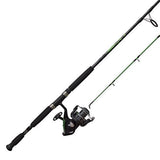 Bite Alert Spinning Combo, 4.9:1 Gear Ratio, 7' 2pc Rod, 17-50 lb Line Rating