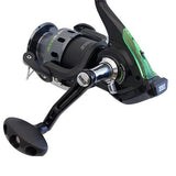 Bite Alert Spinning Reel - 60, 4.9:1 Gear Ratio, 2 Bearings, 32" Retrieve Rate, Ambidextrous, Clam Package