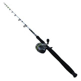 Big Cat Spinning Combo - 60, 4.9:1 Gear Ratio, 35" Retrieve Rate, 8' Length, 2pc Rod, 25-50 lb Line Rate