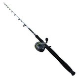 Big Cat XT Spincast Combo, 2.6: Gear Ratio, 7' 2 pc Rod, 25-50 lb Line Rate