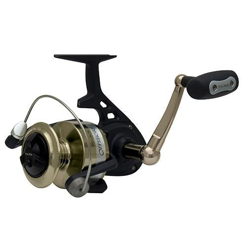 Fin-nor Offshore Spinning Reel - Size 55, 4.7:1 Gear Ratio, 38" Retrieve Rate, 4 Bearings, Left Hand