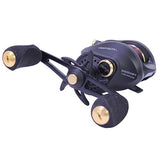 Smoke Heavy Duty Baitcast Reel - 7.3:1, 7 Bearing SS, Left Hand