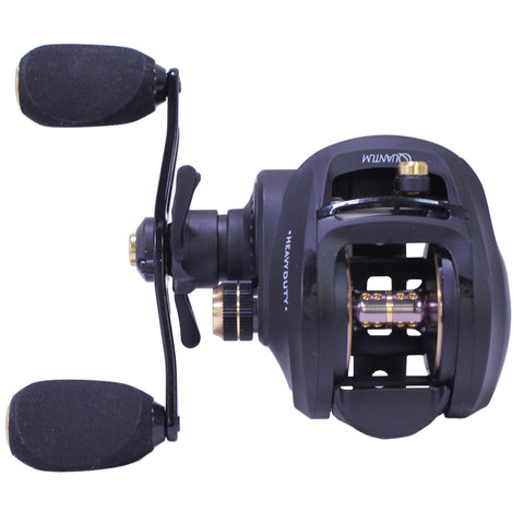 Smoke Heavy Duty Baitcast Reel - 7.3:1, 7 Bearing SS, Left Hand