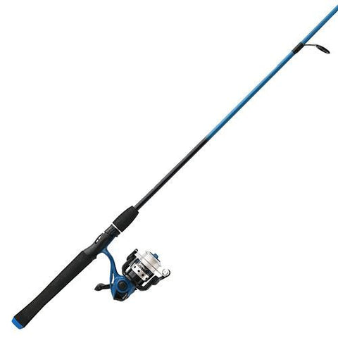 Splash Spinning Combo - Blue, 20sz, 5.3:1 Gear Ratio, 6' Length, 2 Piece Rod, 4-8, Ambidextrous