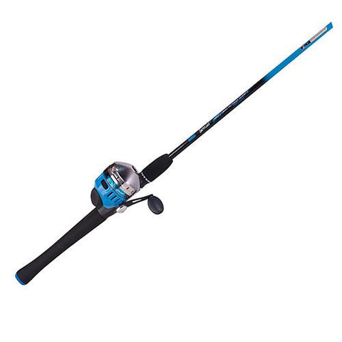 Splash Spinning Combo - Blue, 10sz, 3.4:1 Gear Ratio, 6' Length, 2 Piece Rod, 6-14 lb, Ambidextrous