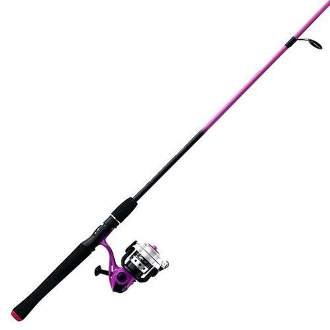 Splash Spinning Combo - Pink, 20sz, 5.3:1 Gear Ratio, 6' Length, 2 Piece Rod, 4-8 lb, Ambidextrous