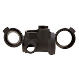 Miniature Rifle Optic (MRO) Slip On Flip Cap - Cover in Black with Clear Lens Caps