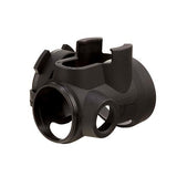 Miniature Rifle Optic (MRO) Slip On Flip Cap - Cover in Black with Clear Lens Caps