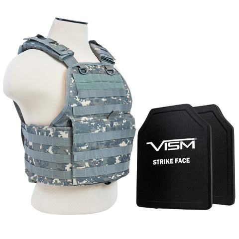 Plate Carrier with Two 10"x12" PE Hard Plates - Digital Camo