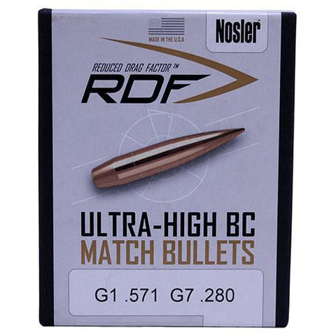 Nosler RDF - 6mm, 105 Grain, Jacketed Hollow Point, Per 100