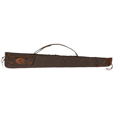 Lona Case - 52", Canvas-Leather Shotgun Case, Flint-Brown