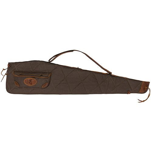 Lona Case - 48", Canvas-Leather Rifle Case, Flint-Brown