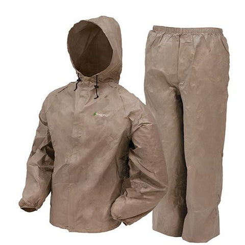 Women's Ultra-Lite Rain Suit, Khaki, 2X-Large