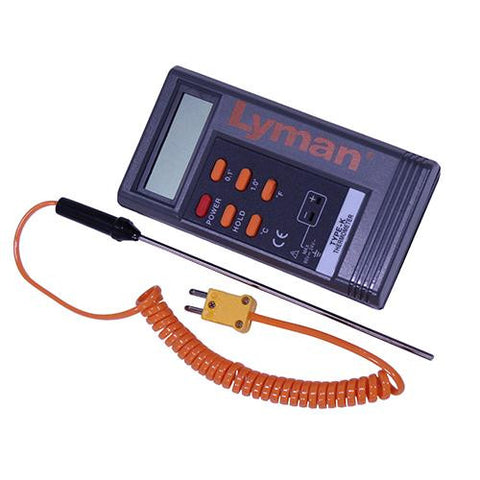 Digital Lead Thermometer - 6" K-Type Thermocouple,  Fahrenheit-Celsius,