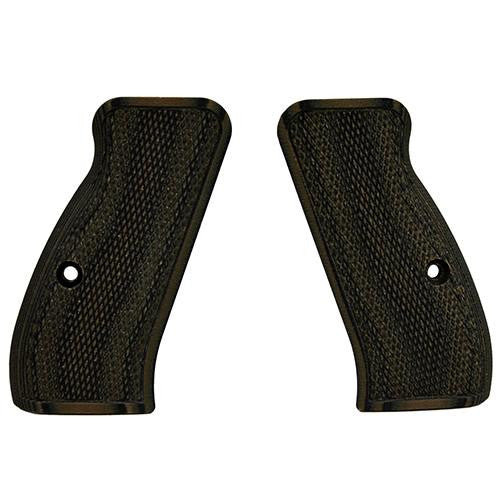 G-10 Tactical Pistol Grips - CZ 75 Compact, Green-Black, Fine