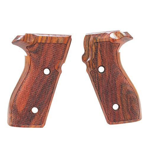 Sig P227 DA-SA Grips - Kingwood, Checkered