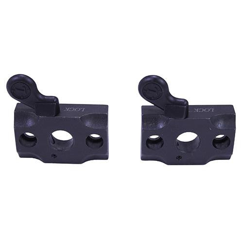 Quick Release 2 Piece Base, Matte Black -  Quick Release 2 Pc Base Mound, Fits Browing AB3, Forged Steel, Matte Black