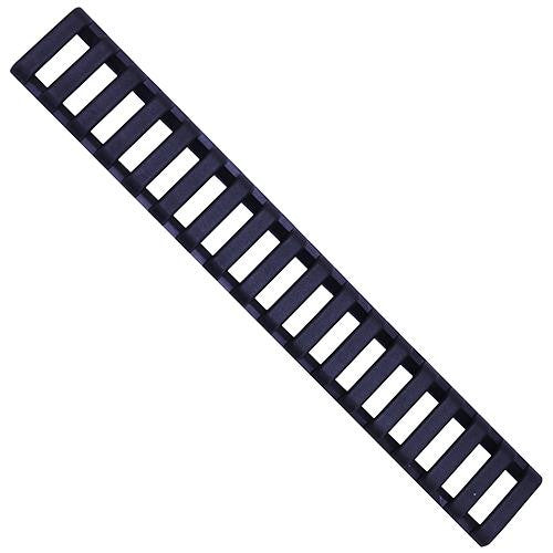 LowPro Ladder Rail - 18 Slot, Black, Per 1