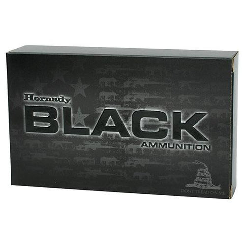 5.56 NATO - Black Ammunition,  62 Grains, Full Metal Jacket, Per 20