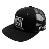 Cap - Black Mesh Flat Bill Snapback