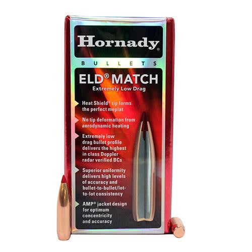 6.5mm Bullets -  ELD Match, 120 Grains, Boat Tail, Per 100